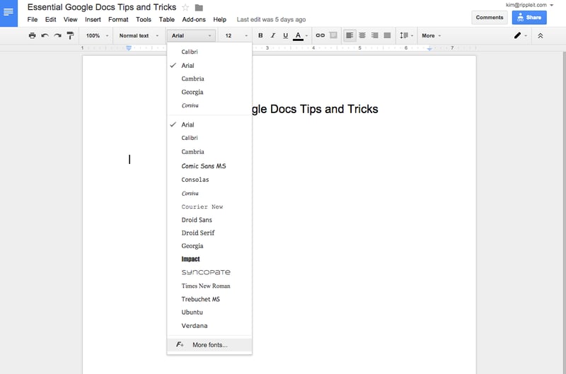 Google Docs Tips to Help You Become a Pro | Ripple IT