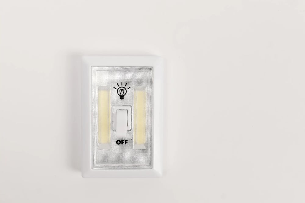Light switch representing a new interface design