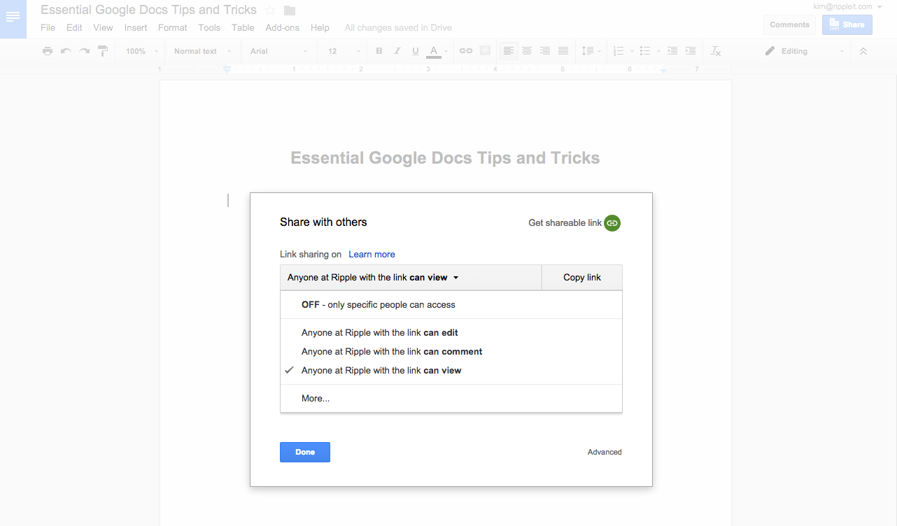 Google Docs Tips to Help You Become a Pro | Ripple IT