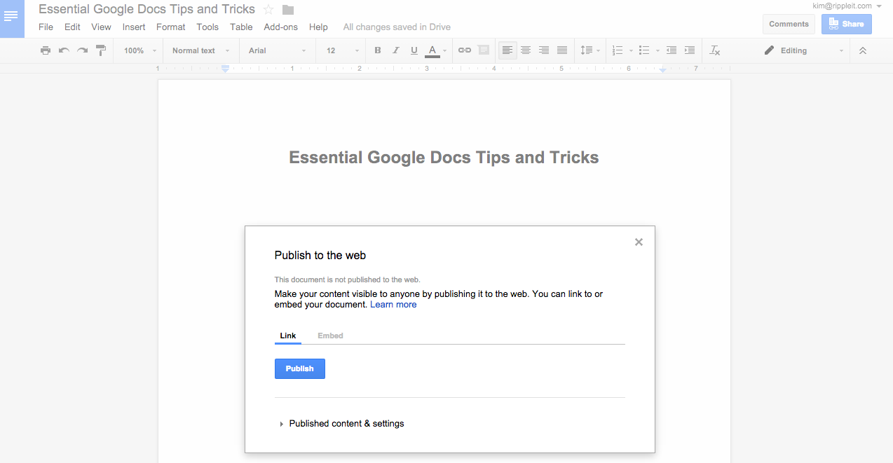 Google Docs Tips to Help You Become a Pro | Ripple IT