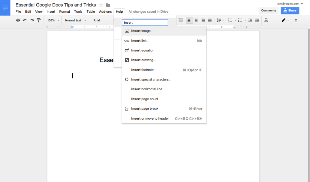 toggle google docs menu toggle google docs menu